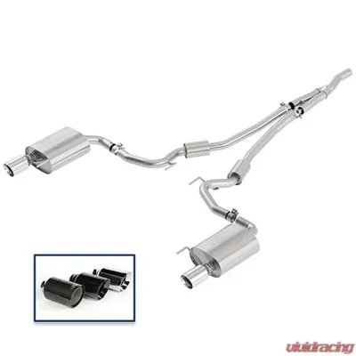 Ford Racing Sport Catback Exhaust System w/ Dual 4" Chrome Tips Ford Mustang GT 2.3L 4-Cyl 2018+ - M-5200-M4SCA