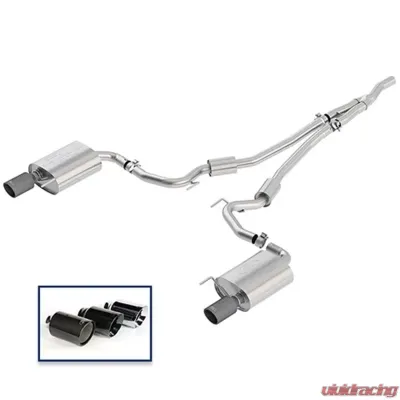 Ford Racing Sport Catback Exhaust System w/ Dual 4" Carbon Fiber Tips Ford Mustang GT 2.3L 4-Cyl 2018+ - M-5200-M4SFA