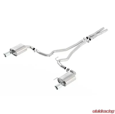 Ford Racing Sport Catback Exhaust System w/ Dual 4" Tips Ford Mustang 5.0L V8 2015+ - M-5200-M8SC