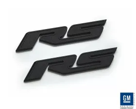 Defenderworx Camaro RS Badge Matte Black For 10-15 Camaro CLEARANCE