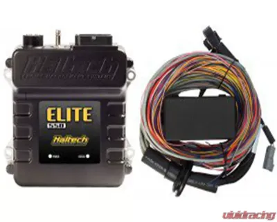 Haltech Elite 550 Stand Alone ECU with 8ft. Basic Universal Wire-In Harness Kit - HT-150404