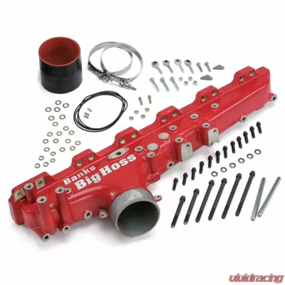 Banks Power Red Powder-coated Racing Intake Manifold Dodge Cummins 5.9L 2003-2007 - 42747