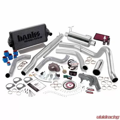 Banks Power Chrome Tip PowerPack Bundle Complete Power System W/Single Exit Exhaust Ford F250 | F350 Manual Transmission 7.3L 1999 - 47528