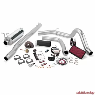Banks Power Black Tip Stinger Plus Bundle Power System W/Single Exit Exhaust Ford F250 | F350 7.3L Automatic Transmission 1999.5-2003 - 47551-B