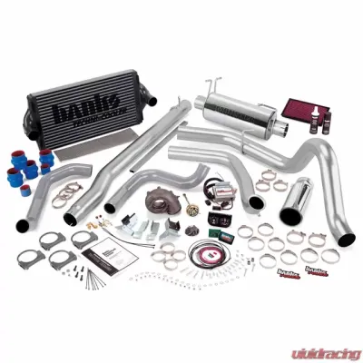 Banks Power Chrome Tip PowerPack Bundle Complete Power System W/Single Exit Exhaust Ford F250 | F350 7.3L Automatic Transmission 1999.5-2003 - 47556