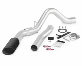 Banks Power Black Tip Single Exit Monster Exhaust System Chevrolet LML ECLB-CCLB 6.6L 2011-2014