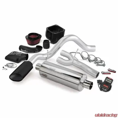 Banks Power Black Tip Stinger Bundle Power System W/Single Exit Exhaust Chevrolet ECSB 4.8-5.3L 1999-2002 - 48030-B