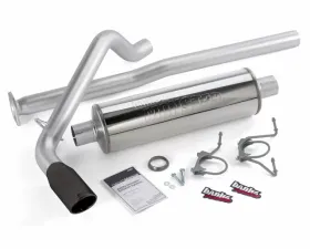 Banks Power Black Tip Single Exit Monster Exhaust System Toyota Tacoma ECLB-DCLB 4.0L 2013-2014