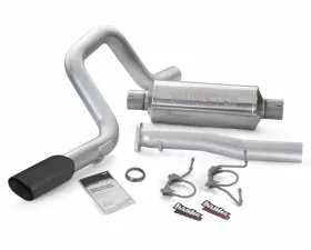 Banks Power Black Ob Round Tip Single Exit Monster Exhaust System Toyota FJ Cruiser 4.0 2007-2014