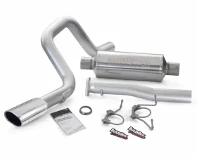 Banks Power Chrome Ob Round Tip Single Exit Monster Exhaust System Toyota FJ Cruiser 4.0 2007-2014