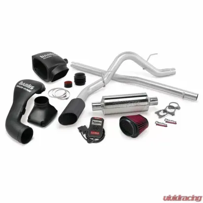 Banks Power Black Tip Stinger Bundle Power System W/Single Exit Exhaust Ford F-150 SCMB 5.4L 2004-2008 - 48481-B