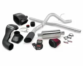 Banks Power Black Tip Stinger Bundle Power System W/Single Exit Exhaust Ford F-150 SCLB-ECMB 5.4 2004-2008