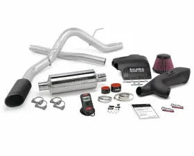 Banks Power Black Tip Stinger Bundle Power System W/Single Exit Exhaust Ford F-150 EcoBoost 3.5L RCSB/CCSB/CCLB 2011-2014