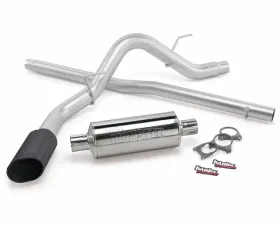 Banks Power Black Ob Round Tip Single Exit Monster Exhaust System Ford F-150 | Lincoln SCMB 2004-2008