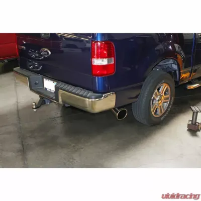 Banks Power Chrome Ob Round Tip Single Exit Monster Exhaust System 2004-2008 Ford F-150 | Lincoln SCLB-ECMB - 48741