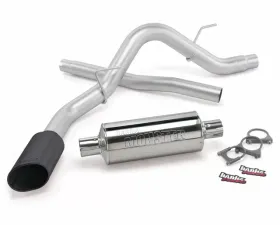 Banks Power Black Ob Round Tip Single Exit Monster Exhaust System Ford F-150 Raptor ECSB | ECSB-CCSB 6.2L 2010-2014