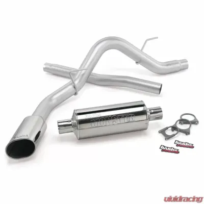 Banks Power Chrome Ob Round Tip Single Exit Monster Exhaust System Ford F-150 Raptor ECSB | ECSB-CCSB 6.2L 2010-2014 - 48755