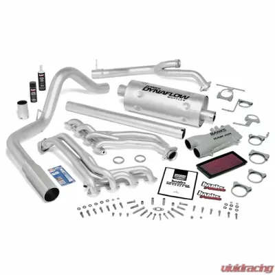 Banks Power Chrome Tip PowerPack Bundle Complete Power System Ford 460 E4OD Extended Cab Automatic Transmission 1993-1997 - 48847