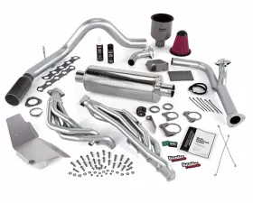 Banks Power Black Tip PowerPack Bundle Complete Power System W/Single Exit Exhaust Ford 6.8L Truck EGR Early Catalytic Converter 1999-2004