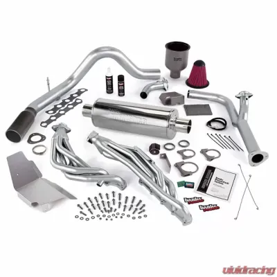 Banks Power Black Tip PowerPack Bundle Complete Power System W/Single Exit Exhaust Ford 6.8L Truck EGR Early Catalytic Converter 1999-2004 - 49130-B