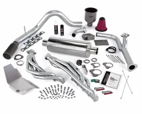 Banks Power Black Tip PowerPack Bundle Complete Power System W/Single Exit Exhaust Ford Excursion No EGR 6.8L 2000-2004