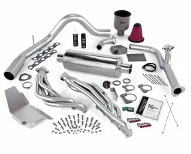 Banks Power Chrome Tip PowerPack Bundle Complete Power System W/Single Exit Exhaust Ford Excursion No EGR 6.8L 2000-2004
