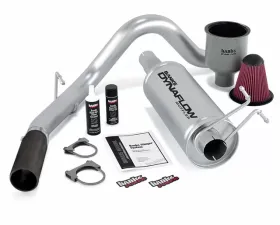 Banks Power Black Tip Stinger Bundle Power System W/Single Exit Exhaust Ford Excursion 6.8L 1999-2004