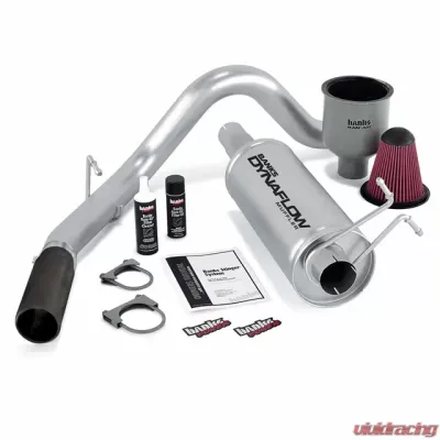 Banks Power Black Tip Stinger Bundle Power System W/Single Exit Exhaust Ford Excursion 6.8L 1999-2004 - 49139-B