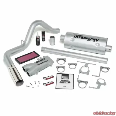 Banks Power Chrome Tip Stinger Bundle Power System W/Single Exit Exhaust Ford 460 Standard Cab Automatic Transmission 1993-1997 - 49250