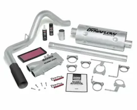 Banks Power Black Tip Stinger Bundle Power System W/Single Exit Exhaust Ford 460 Extended Cab Automatic Transmission 1993-1997
