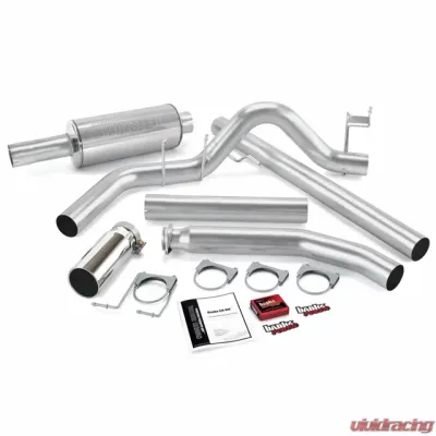 Banks Power Chrome Tip Git-Kit Bundle Power System W/Single Exit Exhaust Dodge Standard Cab 5.9L 2002 - 49361