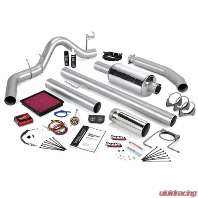 Banks Power Chrome Tip Stinger Bundle Power System W/Single Exit Exhaust Dodge Standard Cab 5.9L 1999-2000 - 49365