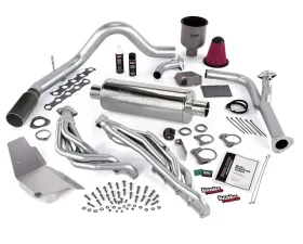 Banks Power Black Tip Single Exit Exhaust PowerPack Bundle W/AutoMind Module Ford 6.8L Truck No EGR 1999-2004