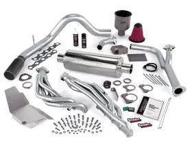 Banks Power Black Tip Single Exit Exhaust PowerPack Bundle W/AutoMind Module Ford 6.8 Truck EGR Late Catalytic Converter 1999-2004