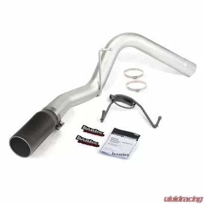 Banks Power Black Tip Single Exit Monster Exhaust System Ram CCSB 6.7L 2014-2018 - 49775-B