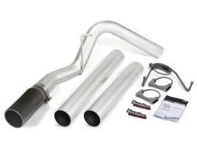 Banks Power Black Tip Single Exit Monster Exhaust System Ram CCLB MCSB 6.7L 2014-2018