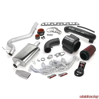 Banks Power Chrome Tip PowerPack Bundle Complete Power System W/AutoMind Programmer Jeep Wrangler 4.0L 2000-2003 - 51333