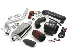 Banks Power Black Tip Stinger Bundle Power System W/Single Exit Exhaust Jeep Wrangler 4.0L 2004-2006