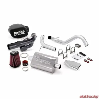 Banks Power Chrome Tip Stinger Bundle Power System No AutoMind W/Single Exit Exhaust Jeep Wrangler JK All 2 Door 3.6L 2012-2018 - 51344