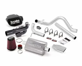 Banks Power Chrome Tip Stinger Bundle Power System No AutoMind W/Single Exit Exhaust Jeep Wrangler JK All 4 Door 3.6L 2012-2018