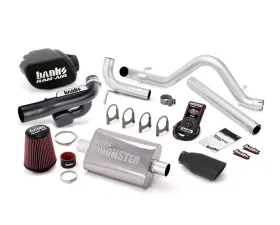 Banks Power Black Tip Single Exit Exhaust Stinger Bundle Power System W/AutoMind Jeep Wrangler 4 Door 3.6L 2012-2014