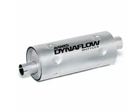 Banks Power Stainless Steel 3 Inch Inlet X 3.5 Inch Outlet Exhaust Muffler W/Heatshield