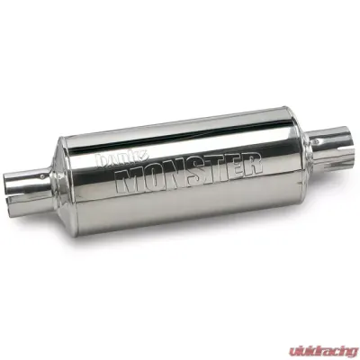 Banks Power Stainless Steel 3 Inch Inlet and Outlet Exhaust Muffler Chevrolet | Ford | Nissan Gas Truck - 53962