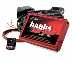 Banks Power Six-Gun Diesel Tuner W/Switch Chevrolet 6.6L LLY-LBZ 2006-2007