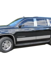 Quality Automotive Accessories 4-Piece Stainless Steel Wheel Well Accent Trim Chevrolet Suburban 4-Door SUV 2015-2020                                     - WQ55198 - Image 2