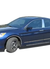 Quality Automotive Accessories 4-Piece Stainless Steel Wheel Well Accent Trim Honda Accord 4-Door Sedan 2016-2017                                     - WQ16281 - Image 2