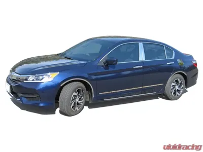 Quality Automotive Accessories 4-Piece Stainless Steel Wheel Well Accent Trim Honda Accord 4-Door Sedan 2016-2017 - WQ16281