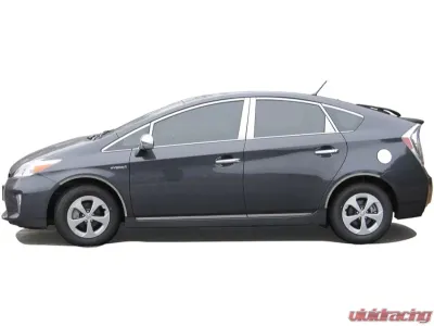 Quality Automotive Accessories 4-Piece Stainless Steel Wheel Well Accent Trim Toyota Prius 4-Door Hatchback 2010-2015 - WQ10135