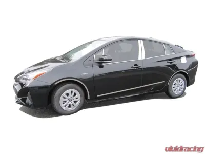 Quality Automotive Accessories 4-Piece Stainless Steel Wheel Well Accent Trim Toyota Prius 4-Door Hatchback 2016-2022 - WQ16135