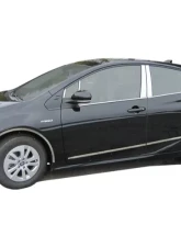 Quality Automotive Accessories 4-Piece Stainless Steel Wheel Well Accent Trim Toyota Prius 4-Door Hatchback 2016-2022                                     - WQ16135 - Image 3